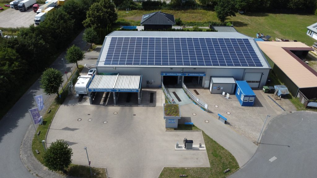Luftbild von der Anlage
